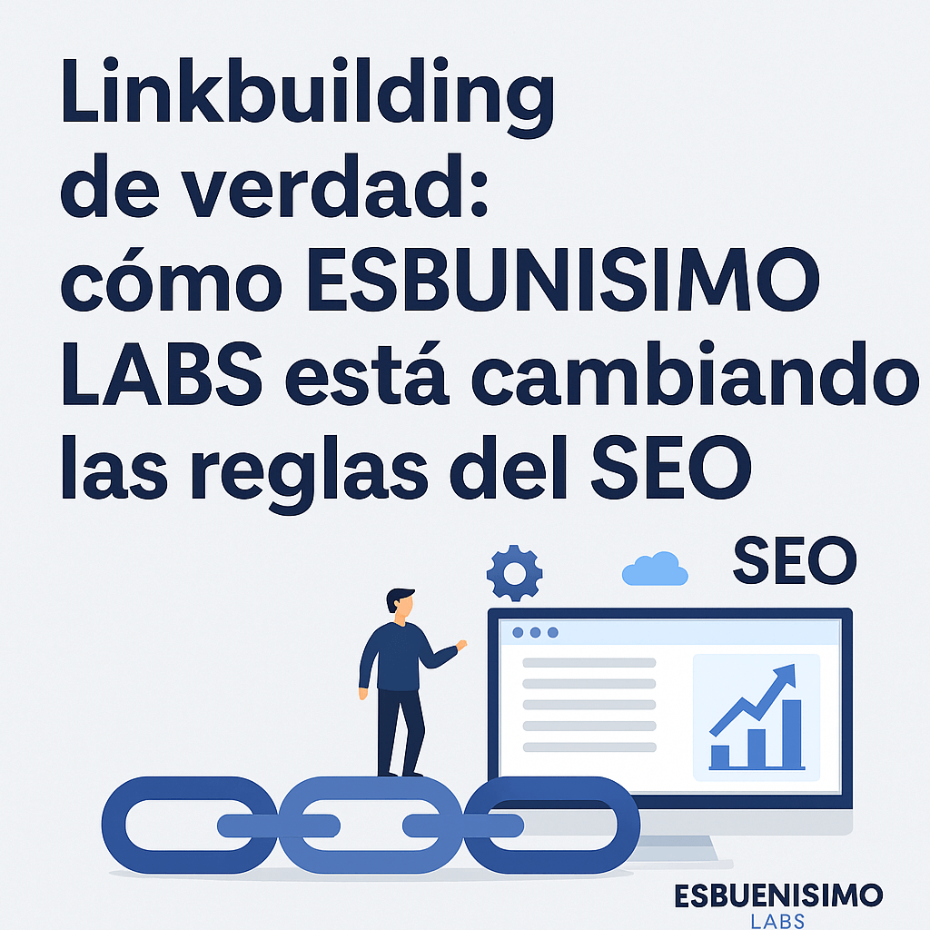 Linkbuilding de verdad: cómo ESBUENISIMO LABS está cambiando las reglas del SEO