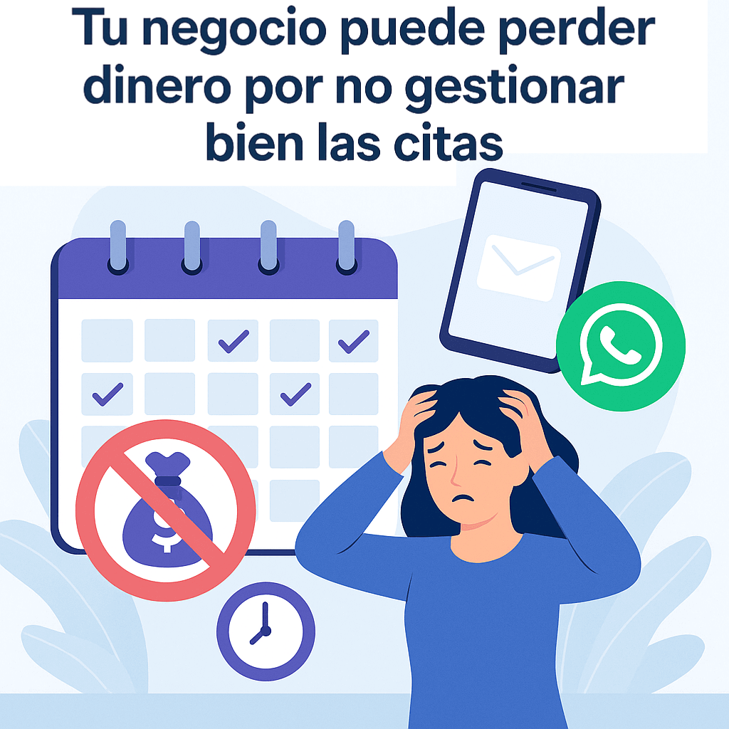 Tu negocio puede perder dinero por no gestionar bien las citas