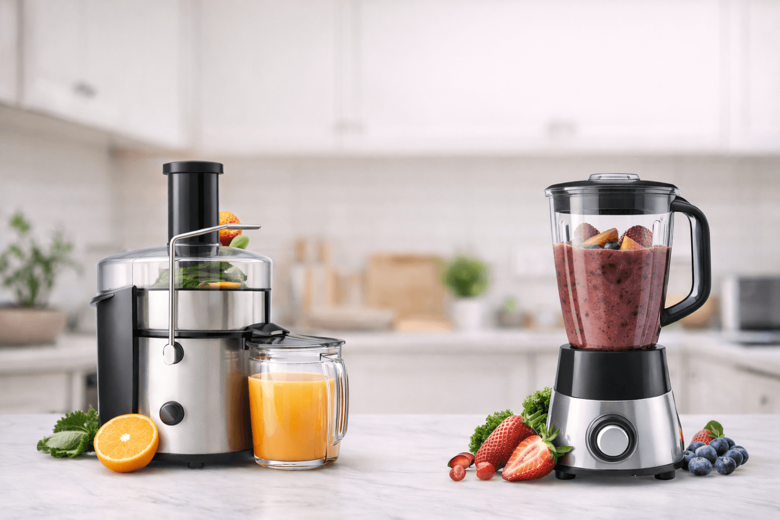 Extractor de jugos vs licuadora: diferencias que impactan tu nutrición 